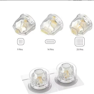 Bio Pen Q2 Disposable RF Microneedle Cartridge – Titanium Stamp 9/14/25 Pins