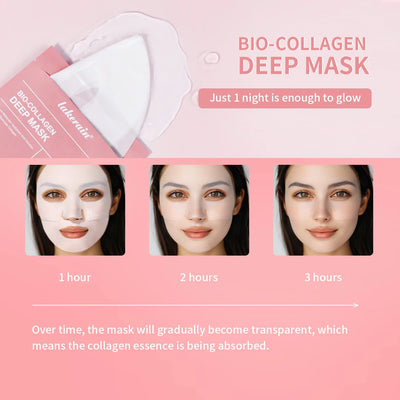 Bio-Collagen Deep Hydrogel Mask – Hydrating, Firming & Pore Minimizing