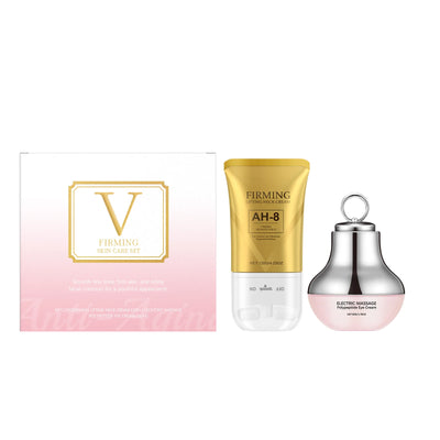 AH-8 Seoul Glow Neck & Eye Care Set – Electric Massager, Firming Cream & Eye Treatment