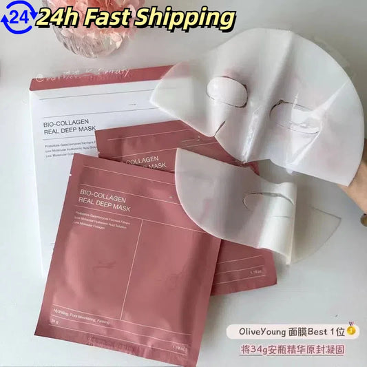 Bio Collagen Facial Mask – Hydrating, Brightening & Pore Care