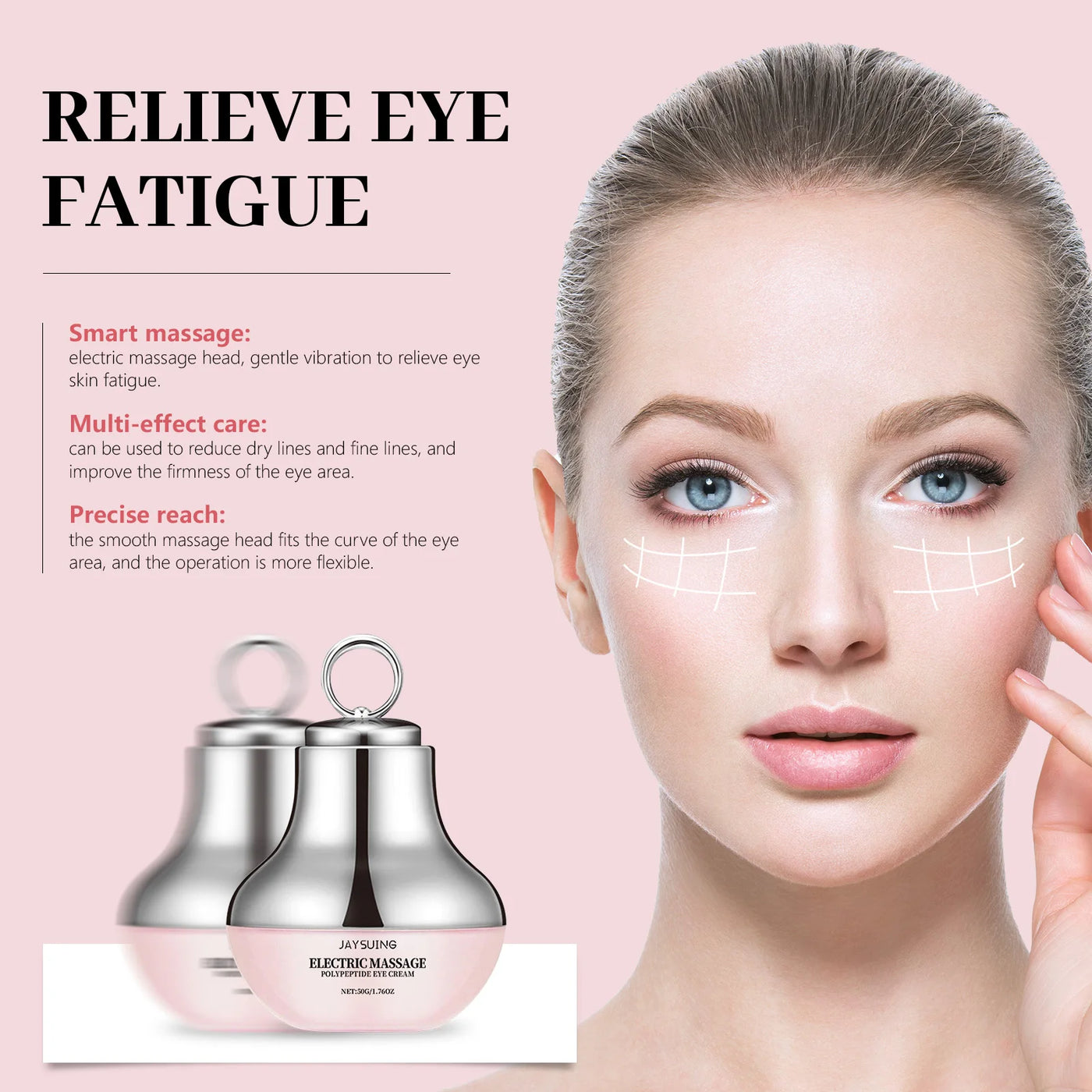 Electric Eye Massager Cream – Firming, Lifting & Anti-Wrinkle Under Eye Care