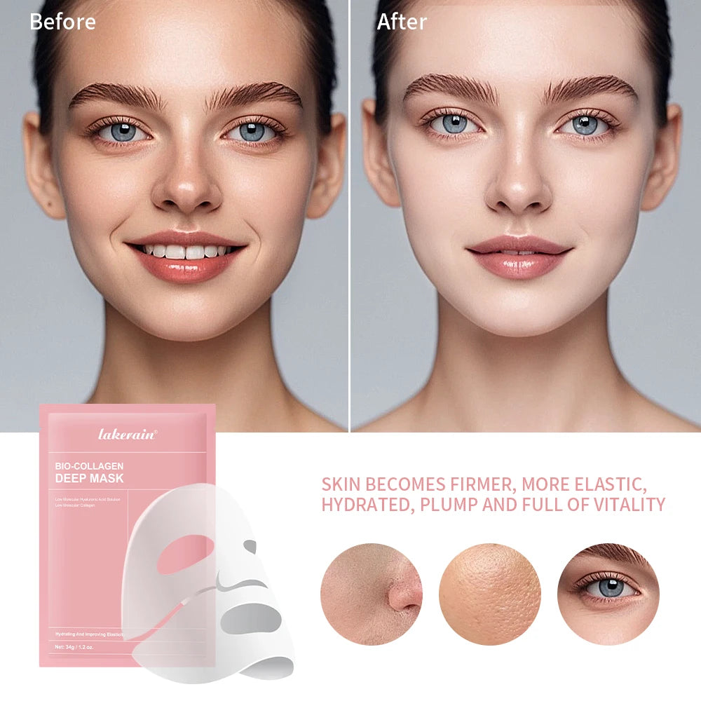 Bio-Collagen Deep Hydrogel Mask – Hydrating, Firming & Pore Minimizing