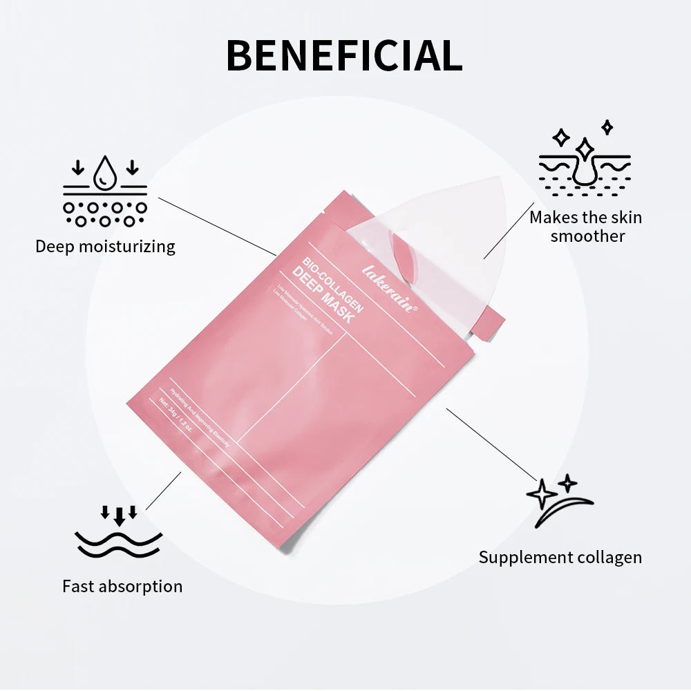 Bio-Collagen Deep Hydrogel Mask – Hydrating, Firming & Pore Minimizing