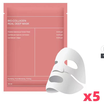 Bio Collagen Facial Mask – Hydrating, Brightening & Pore Care